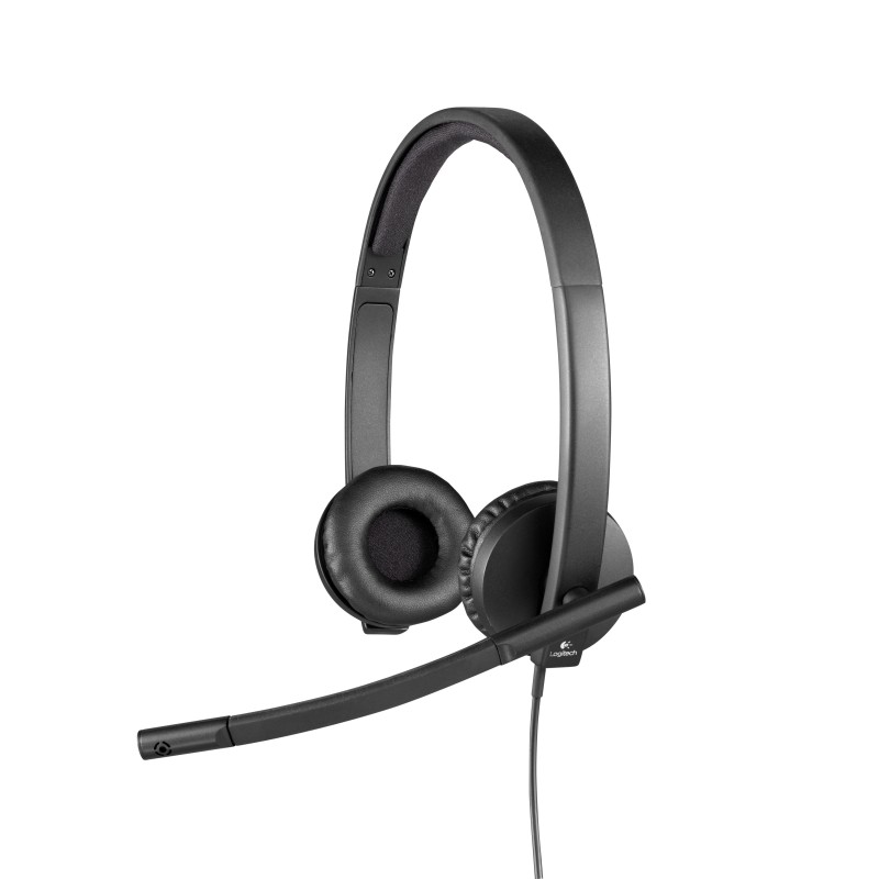 Logitech H570e Headset Wired Head-band Office/Call center USB Type-A Black
